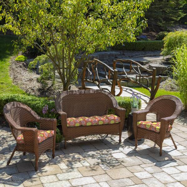 wicker dining chair cushions