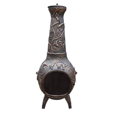 Chiminea Outdoor Fireplaces Outdoor Heating The Home Depot