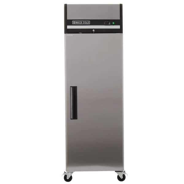 Maxx Cold X-Series 23 cu. ft. Single Door Commercial Reach In Upright Refrigerator in Stainless Steel