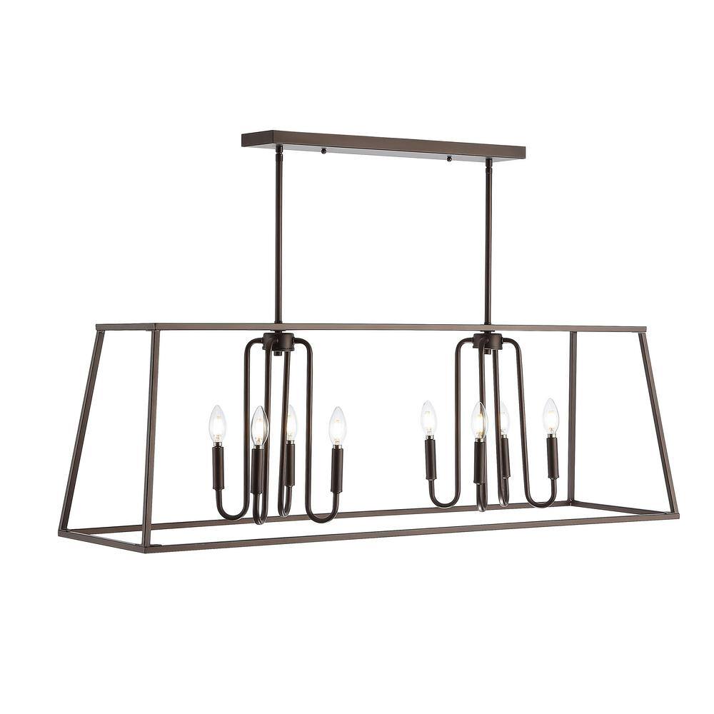 Onia 8-Light Oil Rubbed Bronze LED Pendant