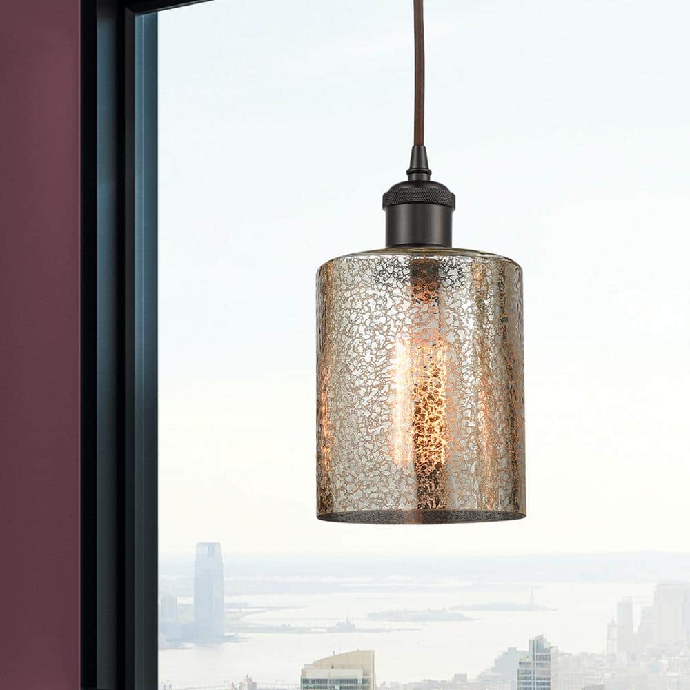 Oil Rubbed Bronze Mini Drum LED Pendant Light