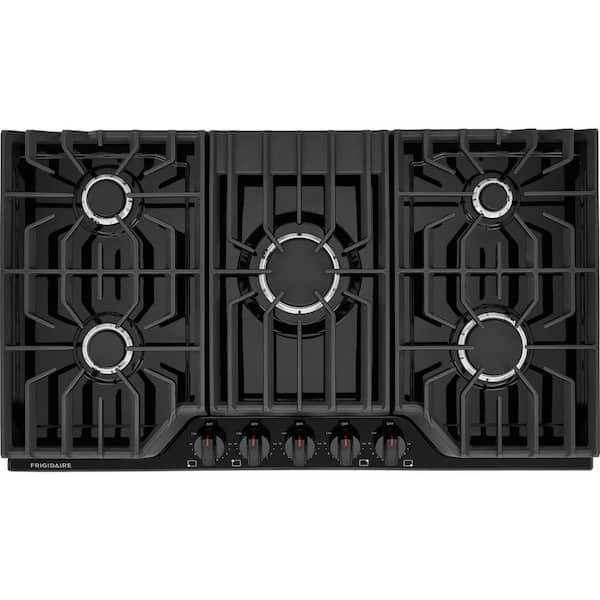 Summit Appliance 27 in. Gas Cooktop in Black with 5 Burners including Power  Burner GC5272B - The Home Depot
