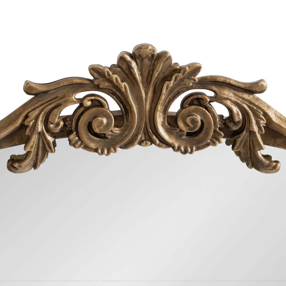 Arendahl 24" x 41" Gold Baroque-Inspired Vanity Mirror