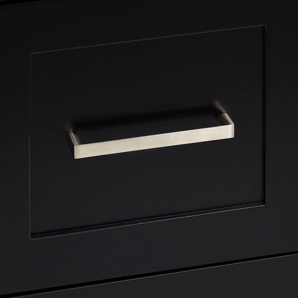 Hamlet 36" Black Solid Wood Freestanding Vanity Cabinet