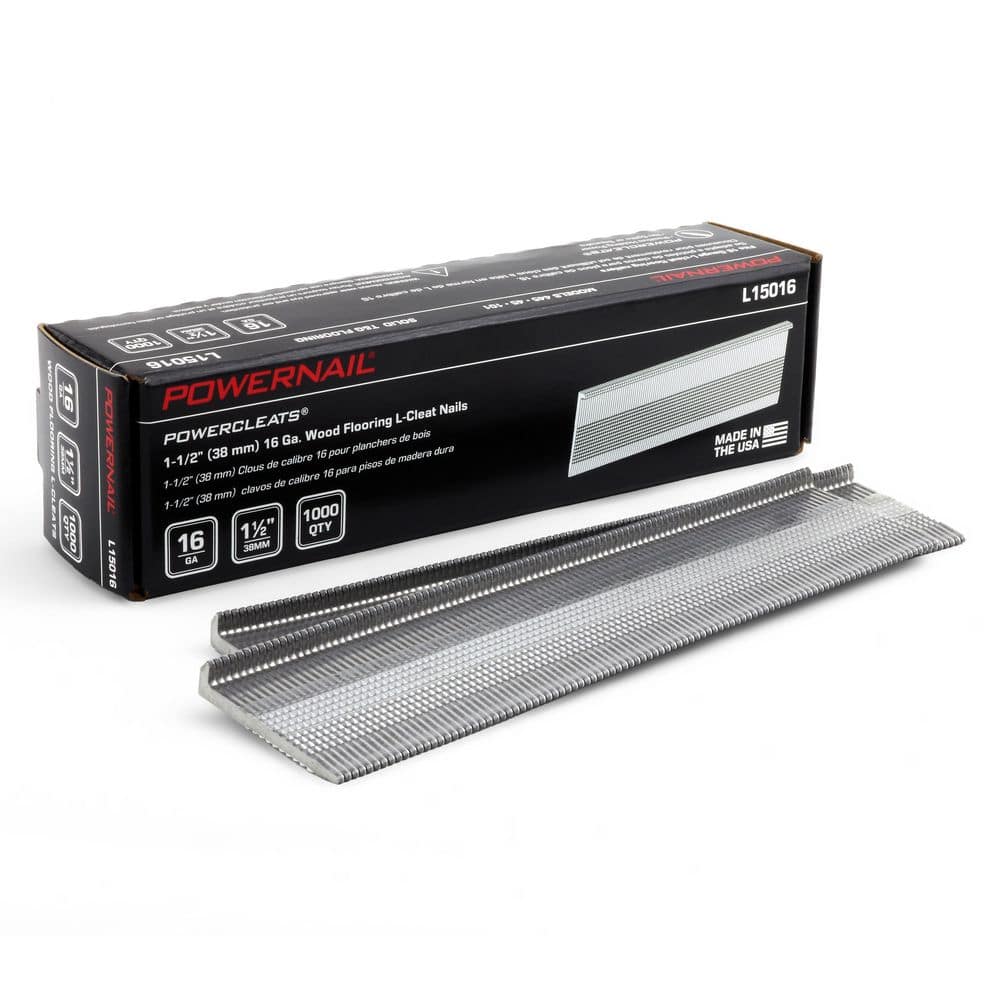1-1/2 in. x 16-Gauge Powercleats Hardwood Flooring Nails (1000-Pack)