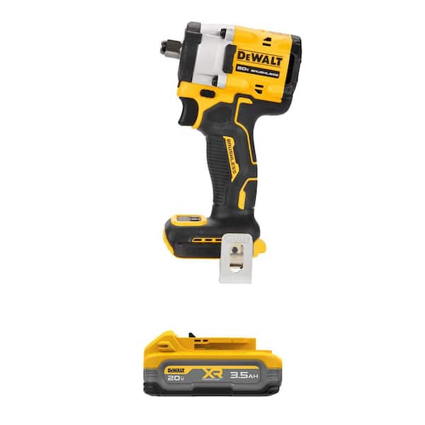 ATOMIC 20V MAX Lithium-Ion Cordless Brushless 1/2 in. Variable Speed Impact Wrench with POWERSTACK 3.5 Ah Battery