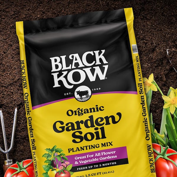 Black Kow 1-cu ft Organic Garden Soil Black Kow 1-cu ft Organic Garden Soil