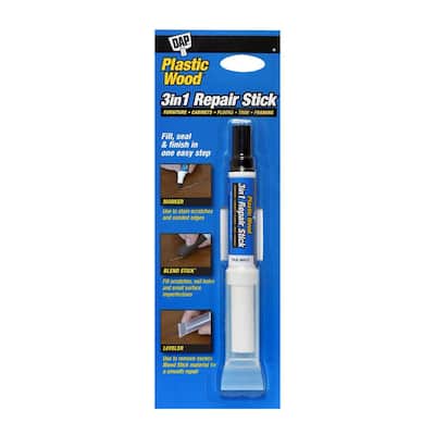 DAP Plastic Wood 3-in-1 True White Repair Stick
