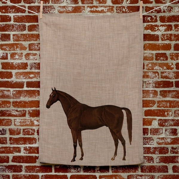Heritage Lace Quater Horse Natural Animal Print Polyester Tea Towel (Set of  2) QH-TTNA-S - The Home Depot