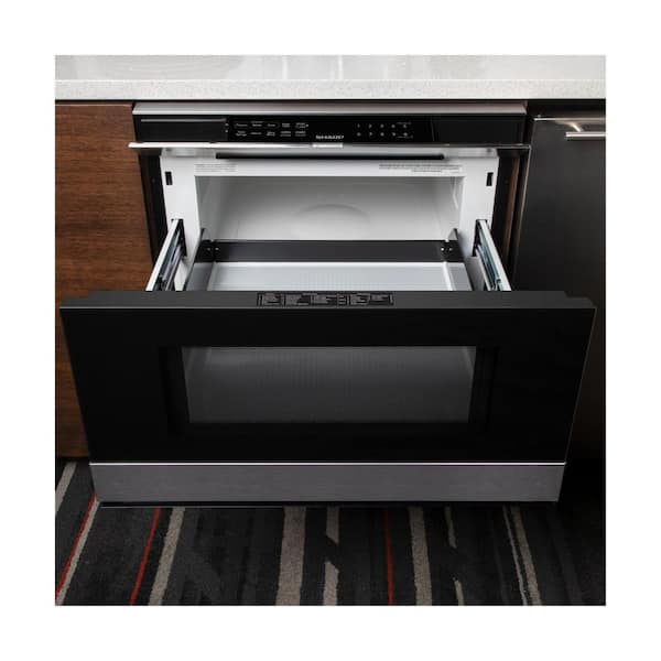 24 in. 1.2 cu. ft. Smart Built-In Microwave Drawer with Concealed Controls and Easy Wave Open in Stainless Steel