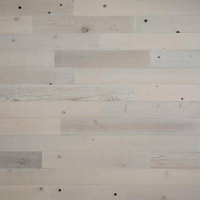 White Wood Wall Paneling Boards Planks Panels The Home Depot - White Wood Wall Paneling Sheets