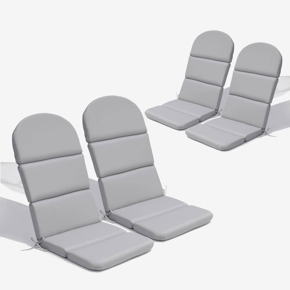 20 x 50 4-Piece Deep Seating Patio Outdoor Adirondack Chair Cushion in Light Gray price history on PriceWatchPro