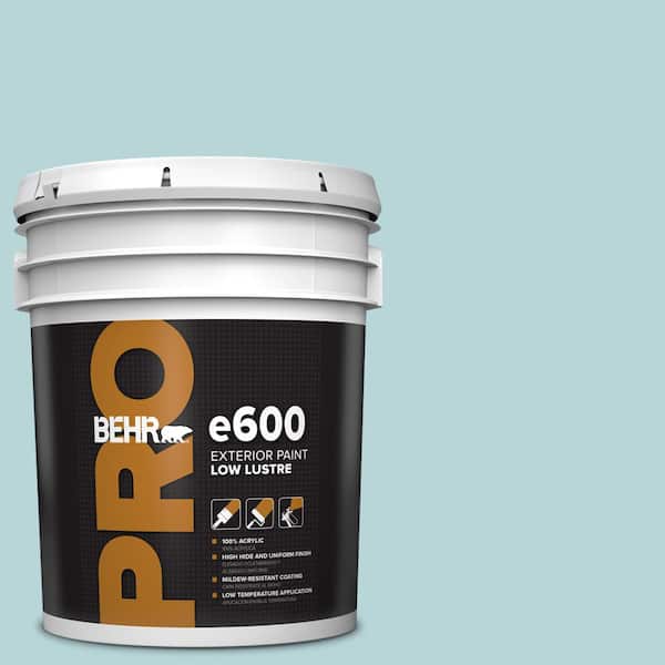 BEHR PRO 5 gal. #510E-2 Rhythmic Blue Low Luster Exterior Paint