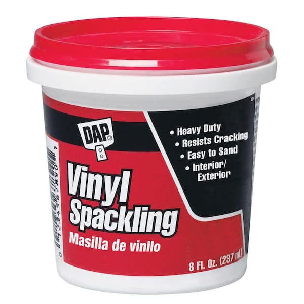 DAP 8 oz. White Ready-to-Use Vinyl Spackling (12-Pack)