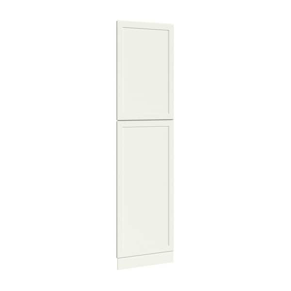 Thornton 23.25 in. W x 90 in. H Pantry End Panel in Dove White