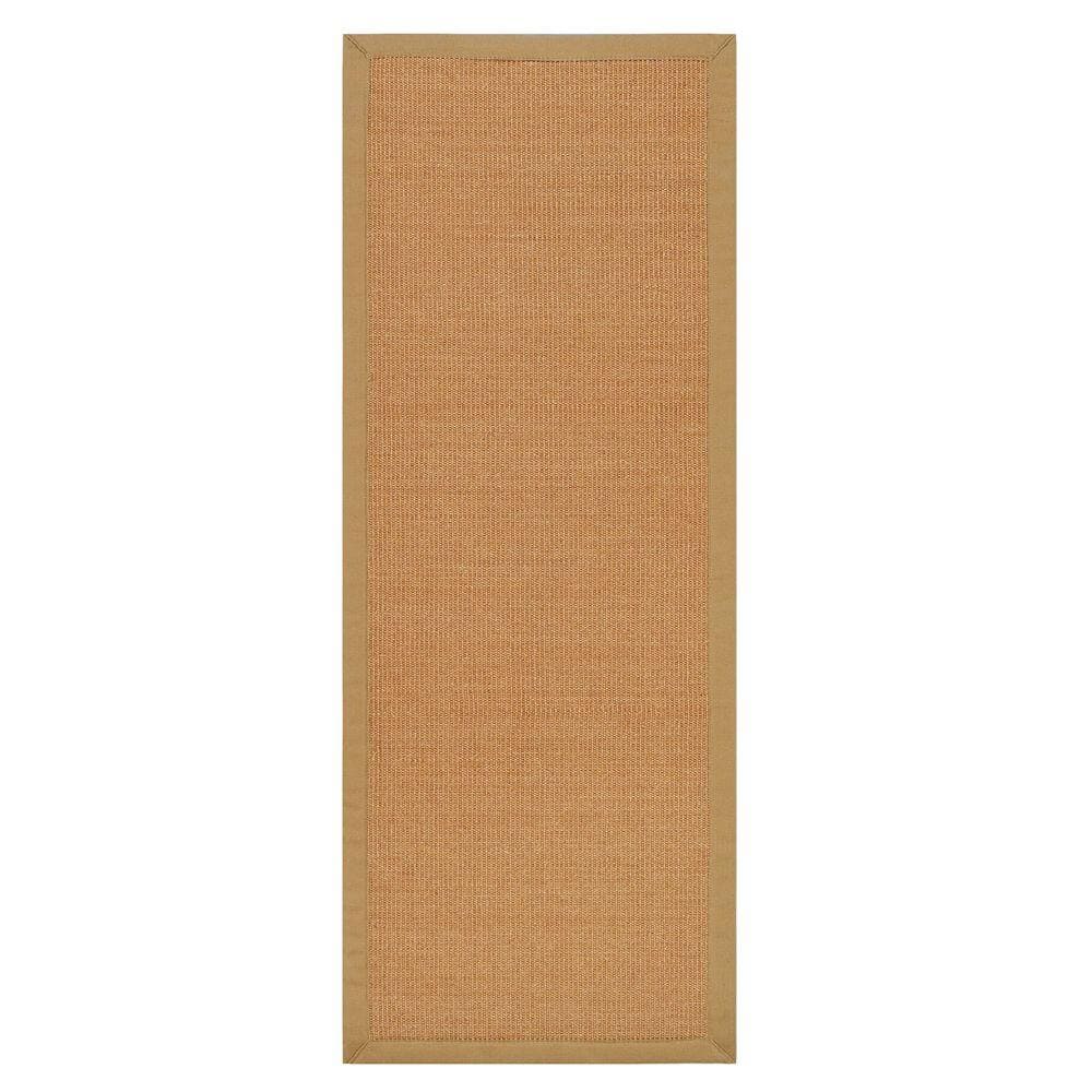 Home Decorators Collection Freeport Sisal Honey and Khaki 3 ft. x 14 ft ...