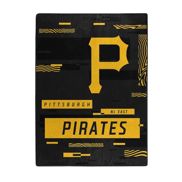 THE NORTHWEST GROUP MLB Digitize Pittsburgh Pirates Raschel Throw Blanket