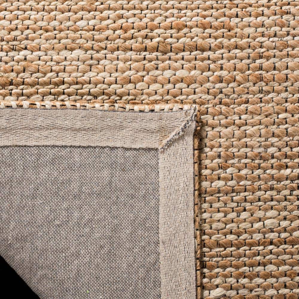 Natural Ivory Handwoven Flatweave Wool Runner Rug