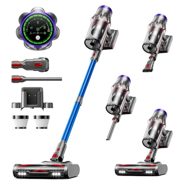 Cordless Stick Vacuum Cleaner with 50KPa Suction 70min Runtime HEPA Filtration for Pet Hair Carpets Floors