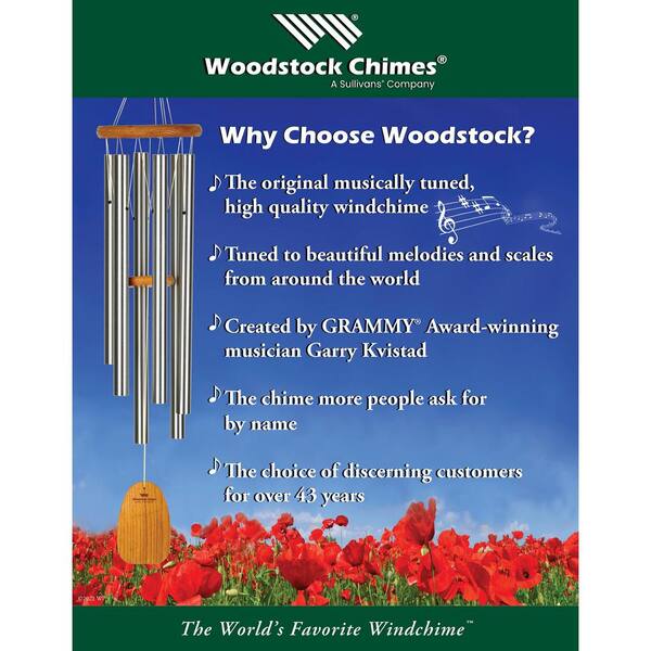 WOODSTOCK CHIMES Signature Collection, Bells of Paradise, 68 in