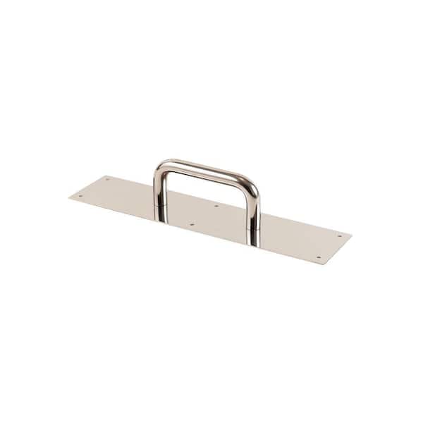 MD-Cu29 4 in. x 16 in. Polished Copper Nickel Antimicrobial Pull Plate