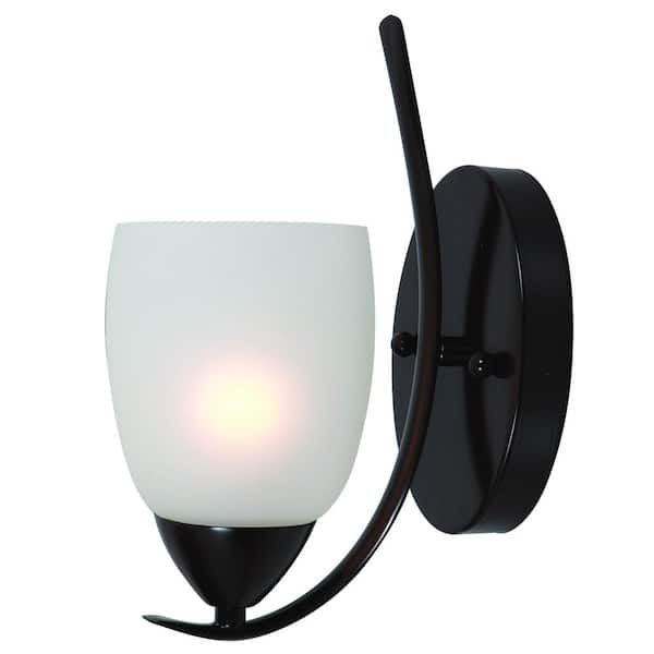 Unbranded Ann 1-Light Oil-Rubbed Bronze Wall Sconce
