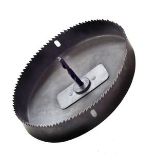 6 in. Hole Saw with Mandrel for Cornhole Boards