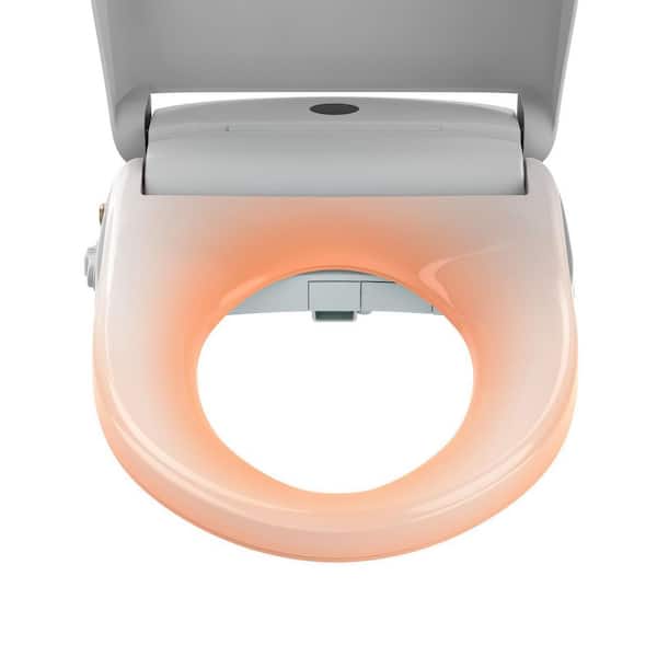 Ecofresh LED wc lighted Smart elongated U toilet seat Electric