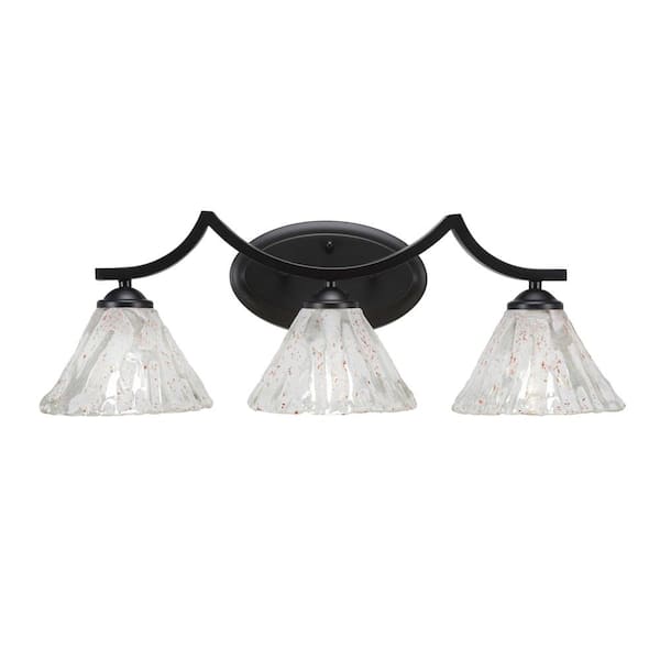 Unbranded Cleveland 8.5 in. 1-Light Matte Black Vanity Light