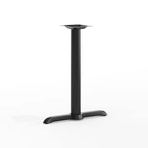 Black Metal Pedestal Dining Table - Base Only - Seats 2