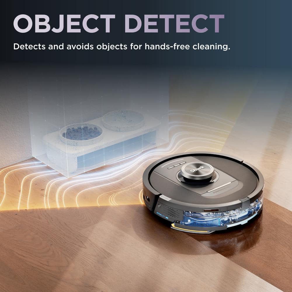 Gaia Gray Cordless 2-in-1 Robot Vacuum and Mop with HEPA Filter