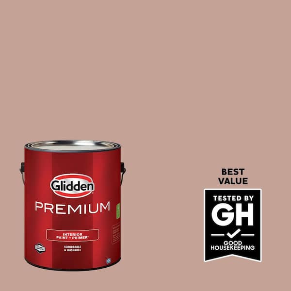 Glidden Premium 1 gal. PPG1061-4 Just Rosey Satin Interior Latex