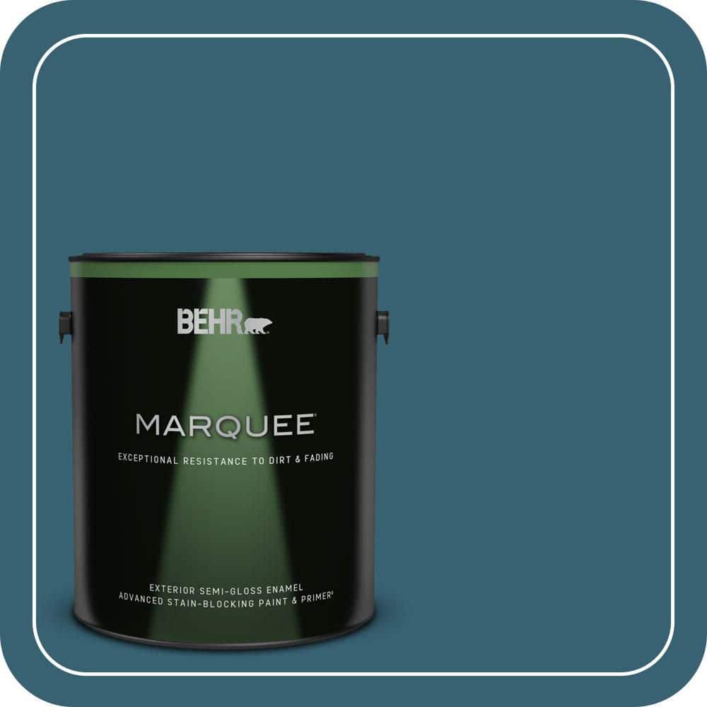 1 gal. #PPU13-18 Bermudan Blue Semi-Gloss Enamel Exterior Paint & Primer price history on PriceWatchPro