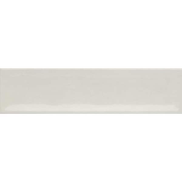 EMSER TILE Raku White 3 in. x 12 in. Glossy Ceramic Wall Tile (6.3 sq. ft./Case)