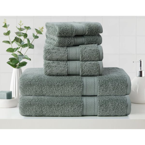  CANNON 100% Cotton Low Twist Bath Towels (30 L x 54 W), 550  GSM, Highly Absorbent, Super Soft and Fluffy (2 Pack, Jade Green) : Home &  Kitchen