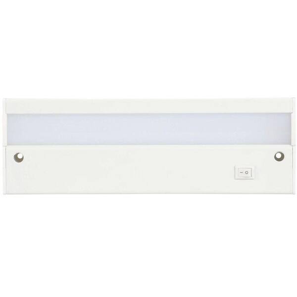 LED White Under Cabinet Light Commercial Electric 9 in