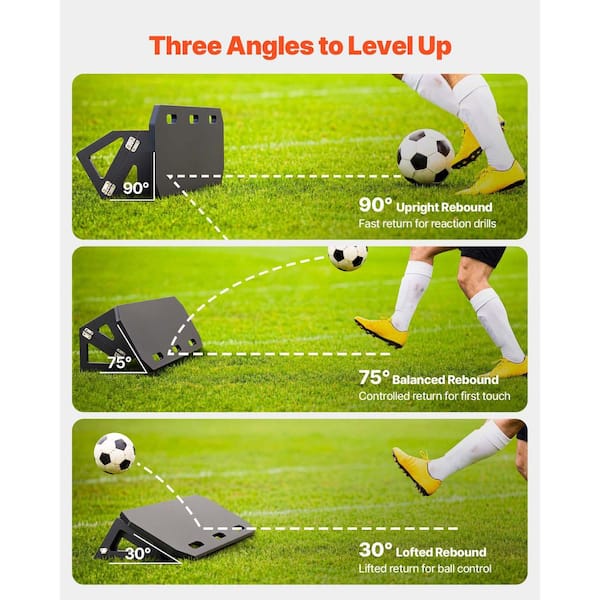 SKYSHALO Portable Soccer Rebounder Board, Durable HDPE
