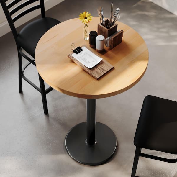 Flash Furniture Stiles 6-Bottle Restaurant Dining Table and Bases