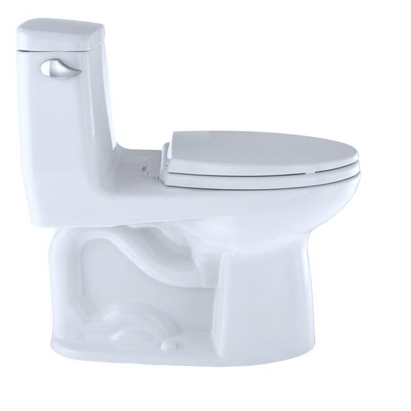 Toto Eco Ultramax 1 Piece 1 28 Gpf Single Flush Elongated Toilet In Cotton White Ms854114e 01 The Home Depot Toto Eco Ultramax 1 Piece 1 28 Gpf Single Flush Elongated Toilet In Cotton White Ms854114e 01 The Home Depot