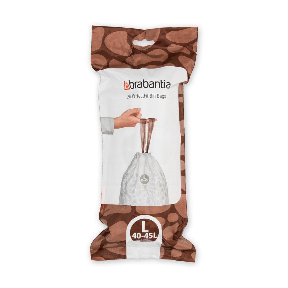 12 Gal. 40 l to 45 l PerfectFit Trash Can Liner Code L 120-Bags price history on PriceWatchPro