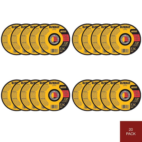 4-1/2 in. x 0.045 in. x 7/8 in. Metal and Stainless Cutting Wheel (20-Pack)