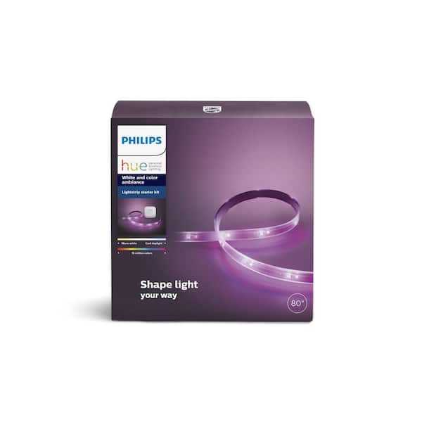White and Color Ambiance LED Dimmable Light Strip Plus Dimmable