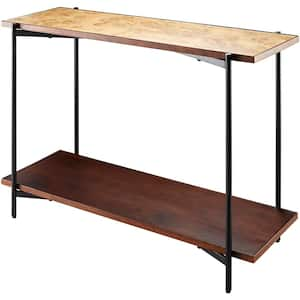 Tatiyana 30 in. Brown Rectangle Wood Console Table