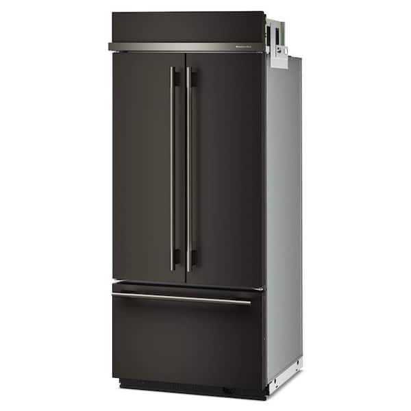 KitchenAid 36 in. 20.8 cu. ft. Built-In French Door Refrigerator