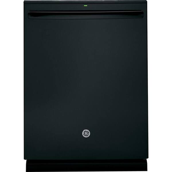 GE Adora Top Control Dishwasher in Black with Stainless Steel Tub and Steam PreWash
