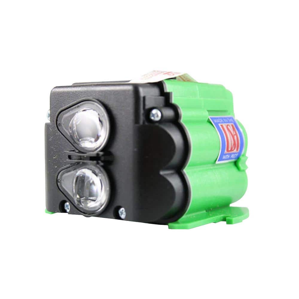 Green and Black Dual Flush Water Closet Control Module