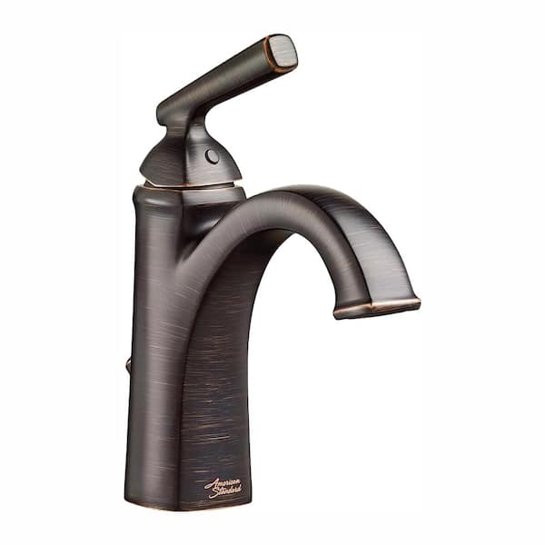 American Standard Edgemere Single Hole Single-Handle Bathroom Faucet with Metal Speed Connect in Legacy Bronze