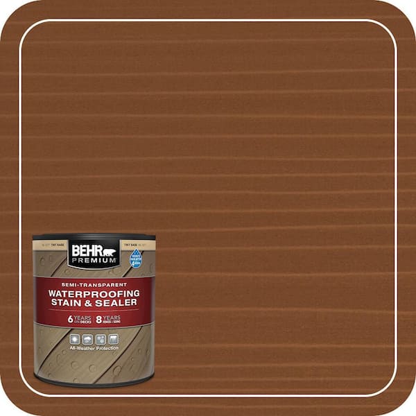 1 qt. #ST-135 Sable Semi-Transparent Waterproofing Exterior Wood Stain and Sealer