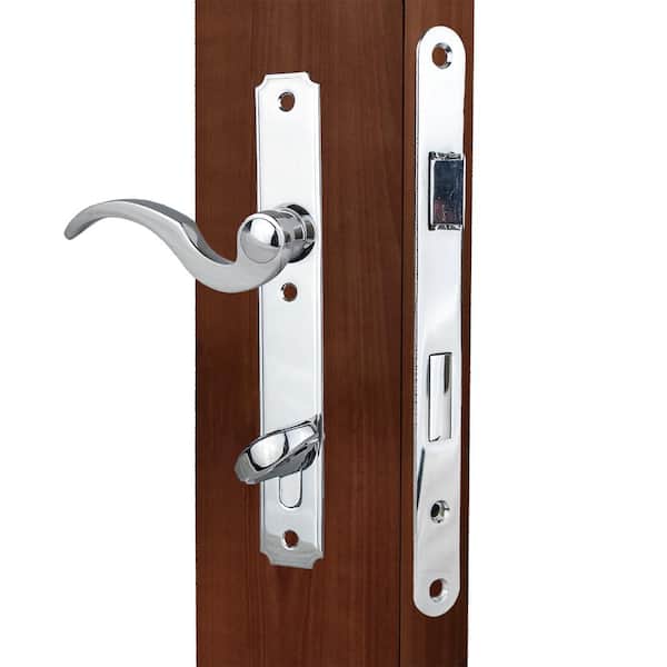 Taco ML800 Series Bright Chrome Grade 1 Entry Atrium Mortise Lock with Thumbturn Lever