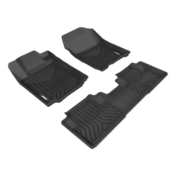 Aries StyleGuard XD Black Custom Heavy Duty Floor Liners, Select Honda CR-V, 1st and 2nd Row